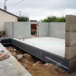 Agrandissement terrasse pour jardin suspendu Lannion